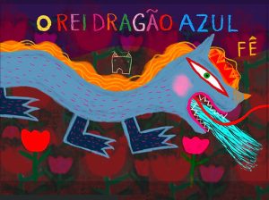O rei dragão azul