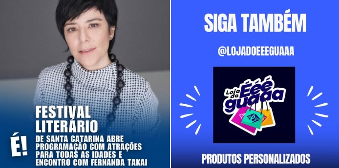 Festival Literário de Santa Catarina abre programação com atrações para todas as idades e encontro com Fernanda Takai