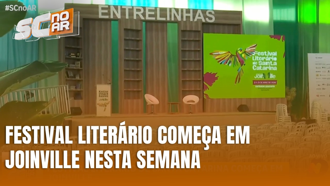 Festival literário começa em Joinville e reúne grandes autores