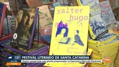Jornal do Almoço - Joinville | Começa em Joinville o Festival Literário de SC