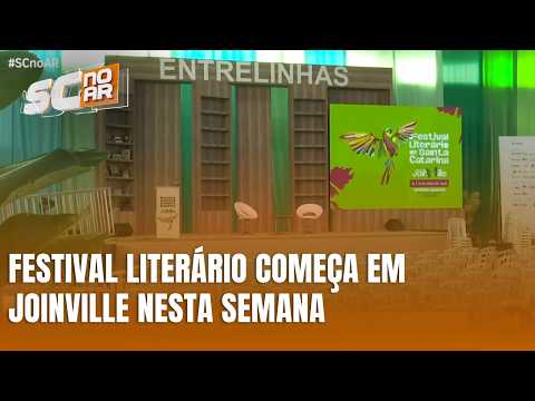 Festival literário começa em Joinville e reúne grandes autores
